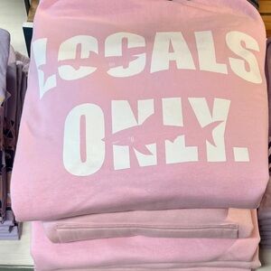 Locals Only Pink Sweatshirt